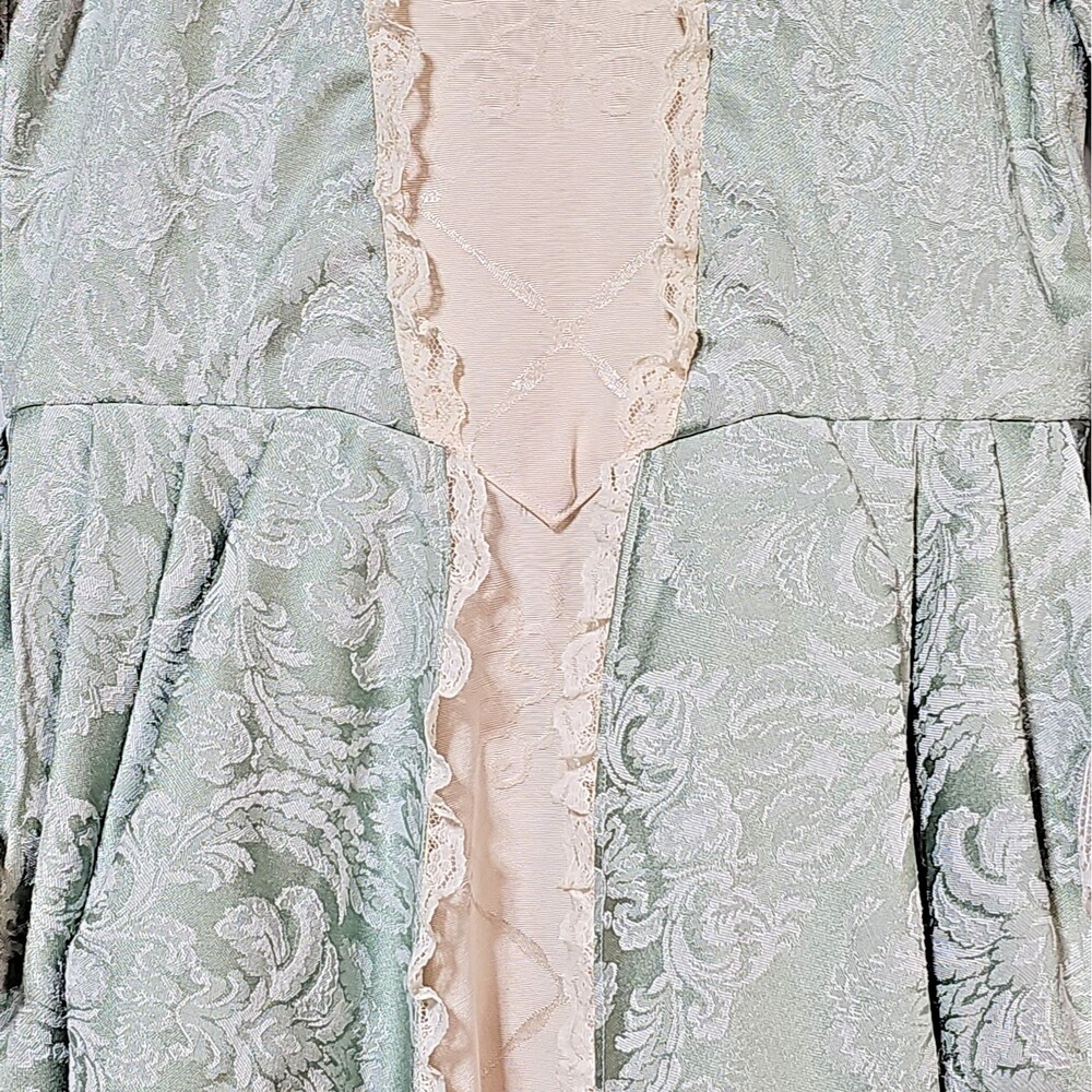 Girls Brocade Regency Aristocrat Dress Gown Handmade Costume Royalcore Ren Faire - Picture 6 of 16